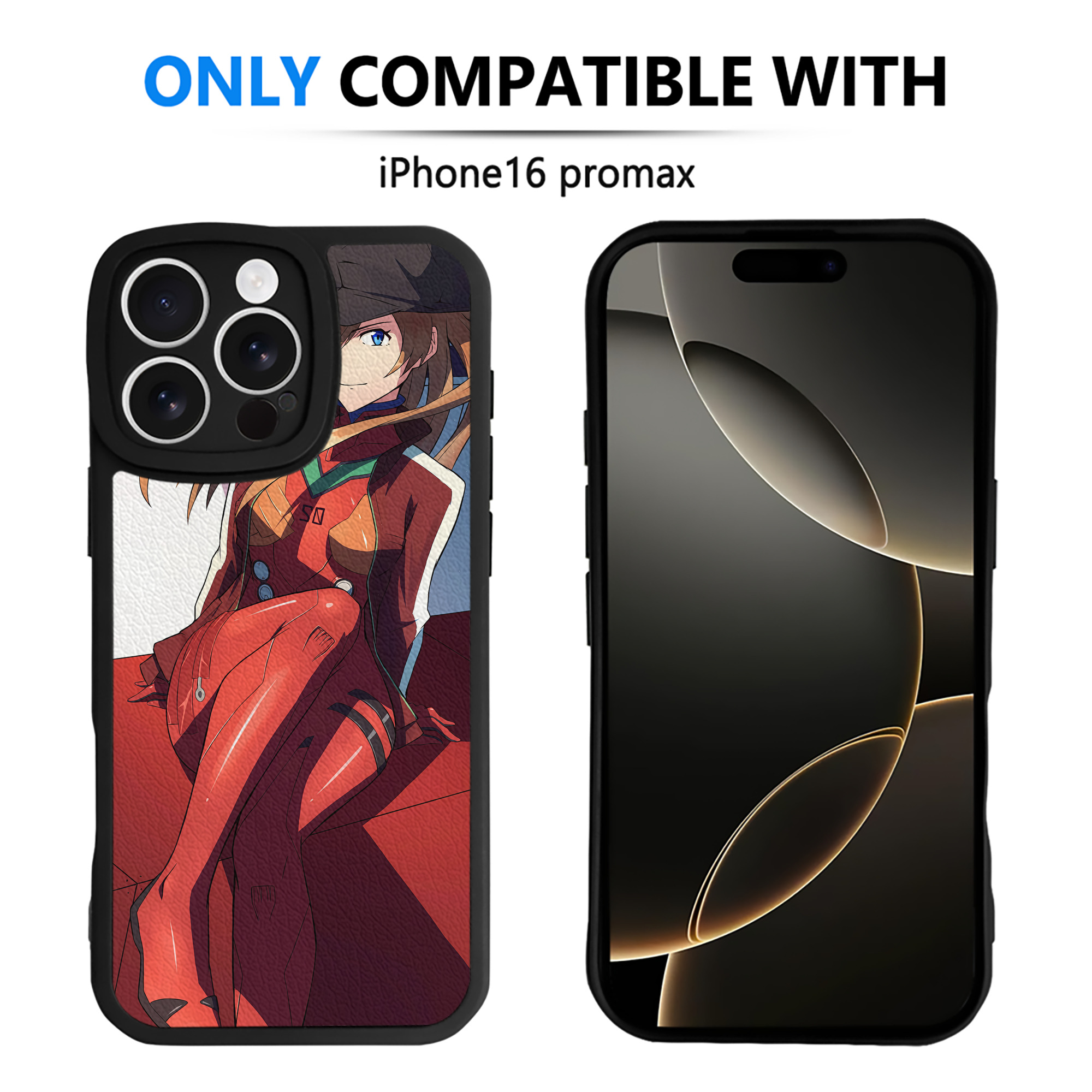 （画像用） EVA 新世紀エヴァンゲリオン 【iPhone 16シリーズ対応】シリコンスマホケース（レザー調） 材質：シリコン